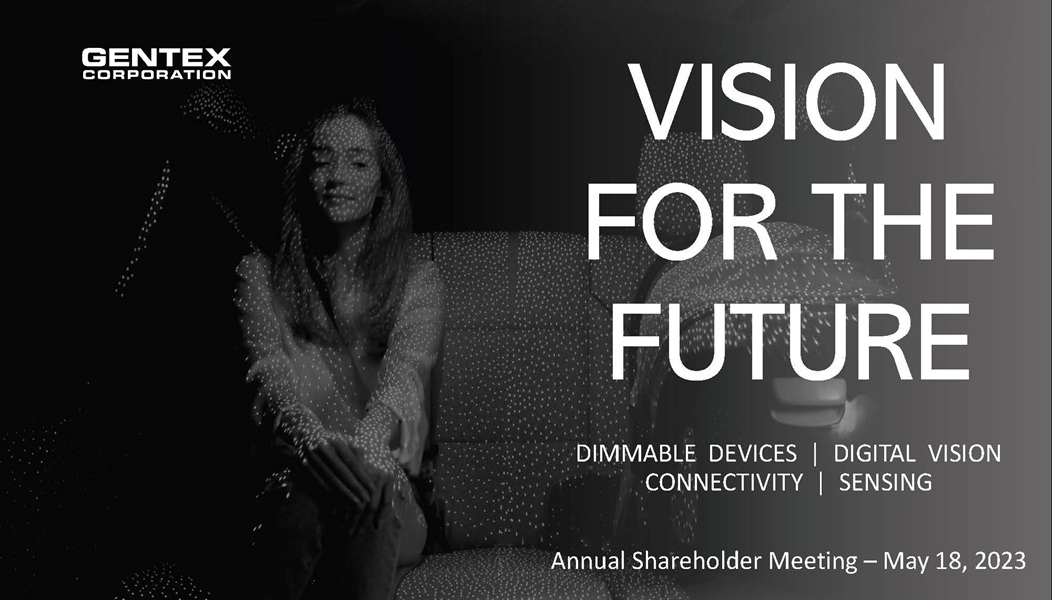 2023 Annual Shareholder Meeting Presentation